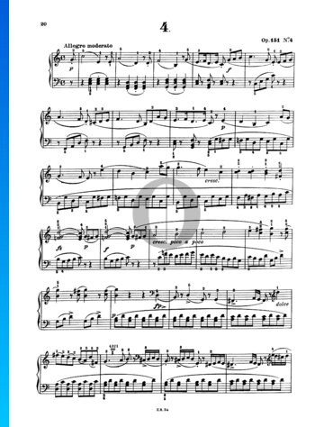 Partition Sonatine en Do majeur, op. 151 n° 4