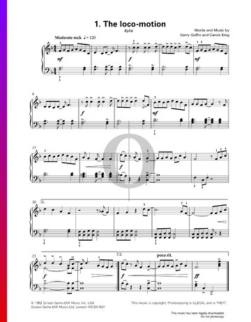 The Loco-Motion Sheet Music