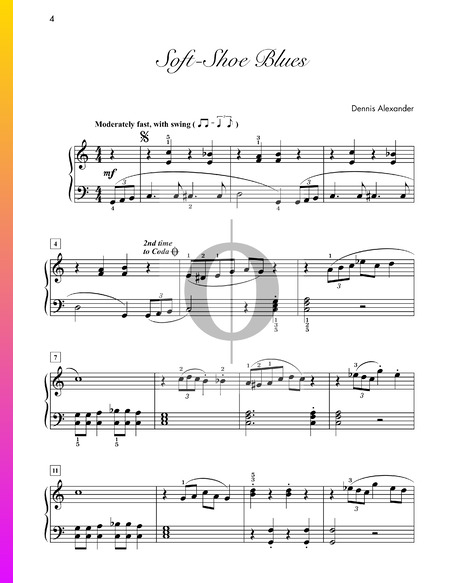 Soft-Shoe Blues Musik-Noten