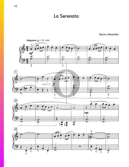 La Serenata Musik-Noten