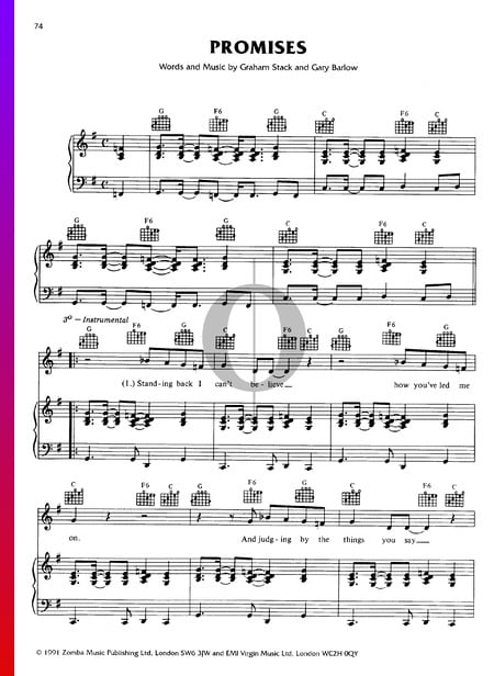 Promises Musik-Noten