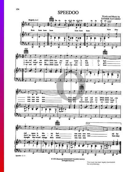 Speedoo Musik-Noten
