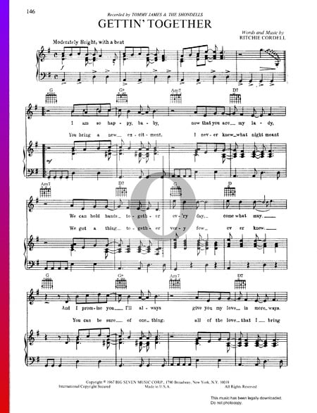Gettin' Together Sheet Music