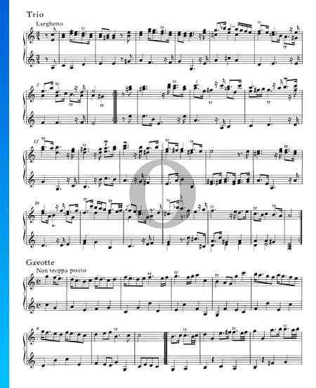 Sonata C Major, HWV 578: 2. Trio Sheet Music