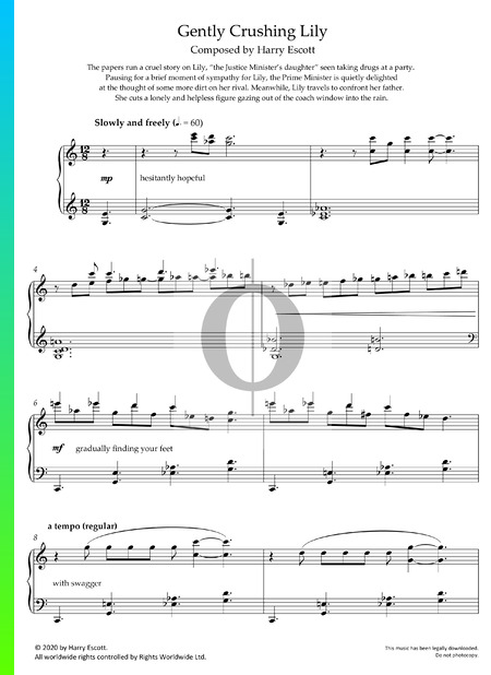 Gently Crushing Lily Musik-Noten