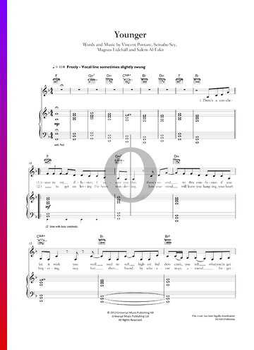 Younger Partitura
