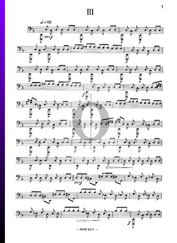 Rhythmische Studien III Sheet Music
