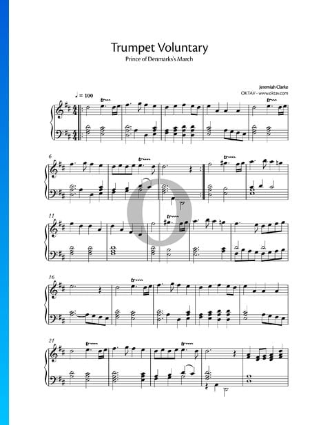 Trumpet Voluntary Sheet Music