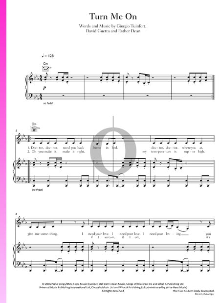Turn Me On Sheet Music