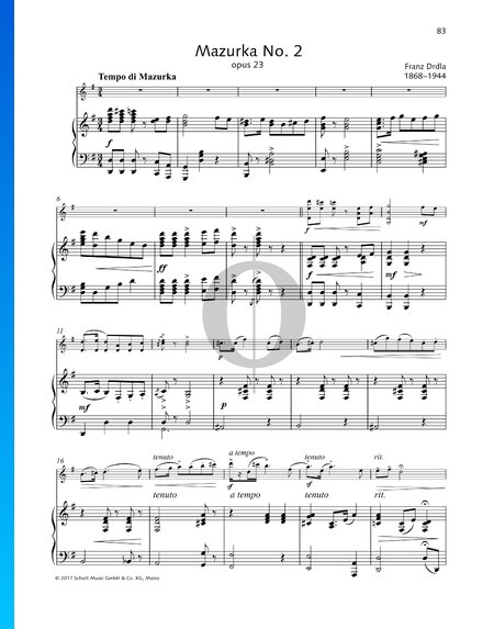 Mazurka Nr. 2, Op. 23