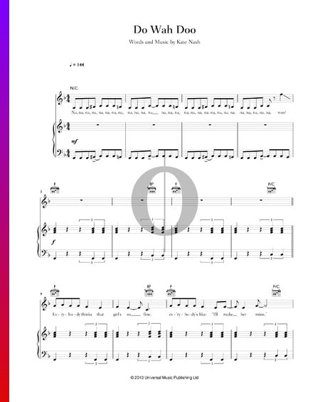 Do Wah Doo Sheet Music