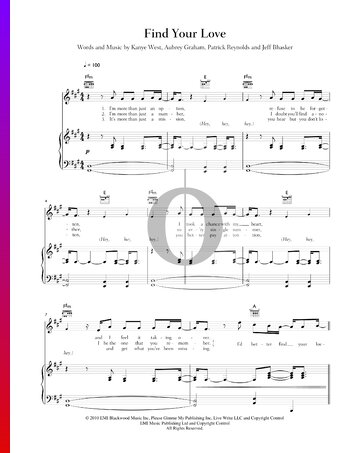 Find Your Love Sheet Music