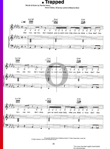Trapped Sheet Music