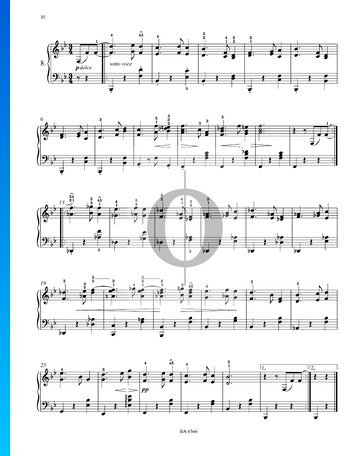 Sechzehn Walzer, Op. 39 Nr. 8 Musik-Noten