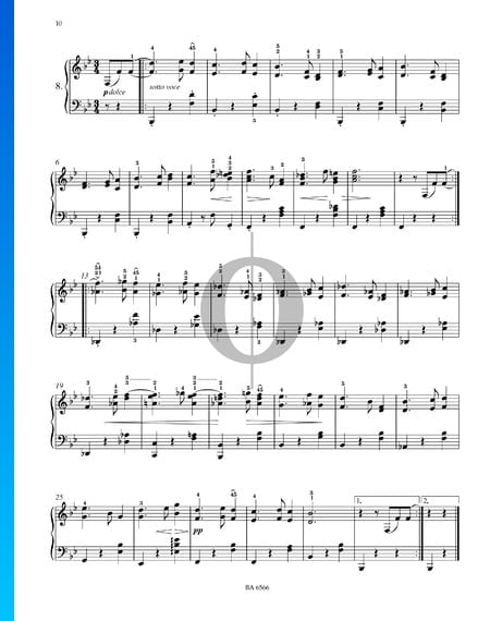 Sixteen Waltzes, Op. 39 No. 8 Sheet Music