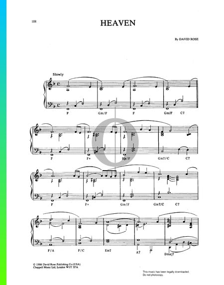 Highway To Heaven Sheet Music