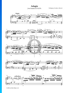 Piano Sonata No. 18 D Major, KV 576: 2. Adagio