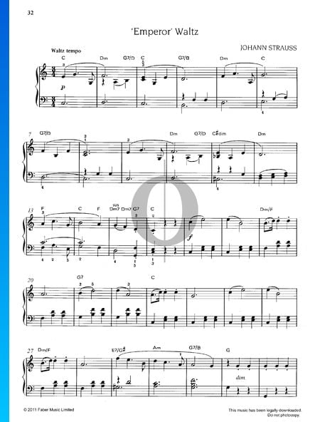 Kaiserwalzer (Emperor-Waltz), Op. 437 Sheet Music