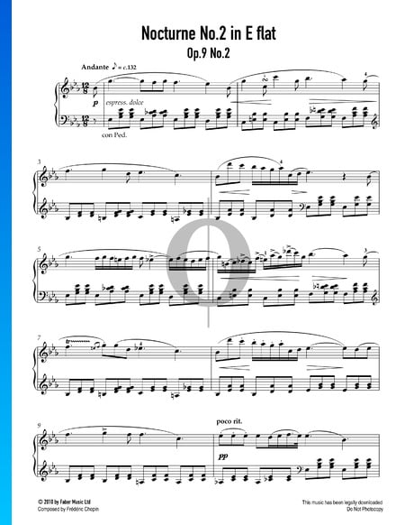 Nocturne es-Dur, Op. 9 Nr. 2