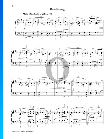 Cancioncilla, Op. 68 n.º 22 Partitura