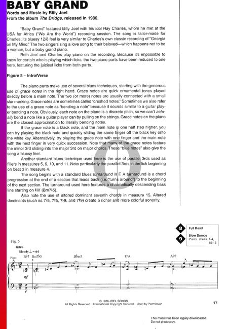 Baby Grand Sheet Music