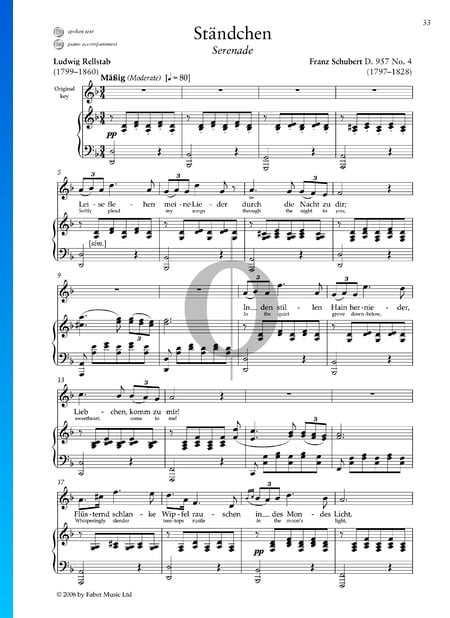 Ständchen (Serenade) D. 957 No. 4
