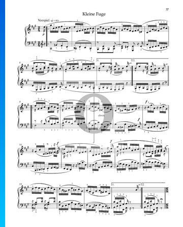 Partition Petite Fugue, Op. 68 No. 40