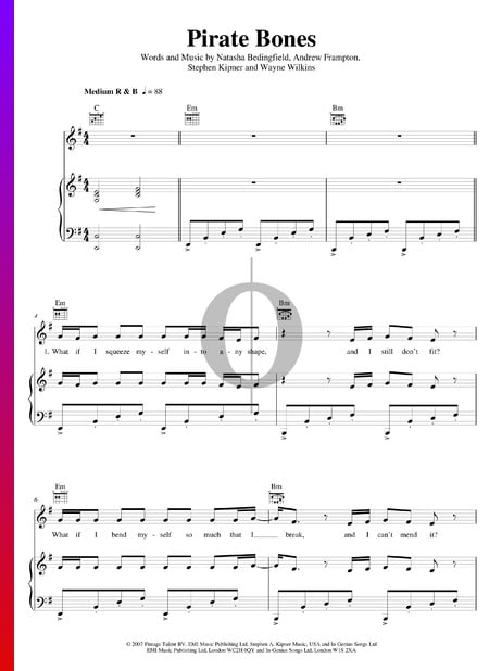 Pirate Bones Sheet Music