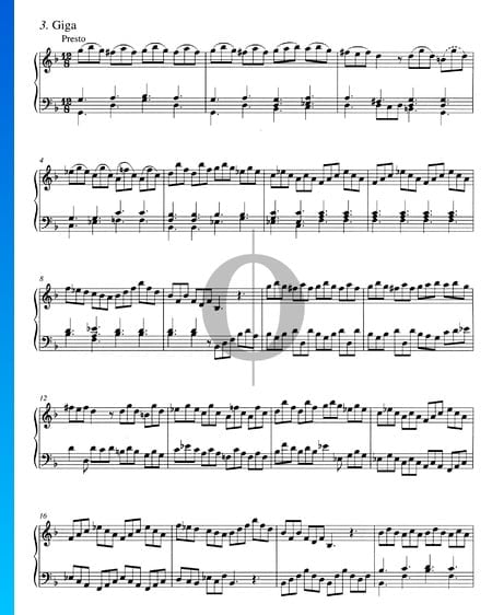 Concerto en Sol mineur, BWV 975: 3. Giga