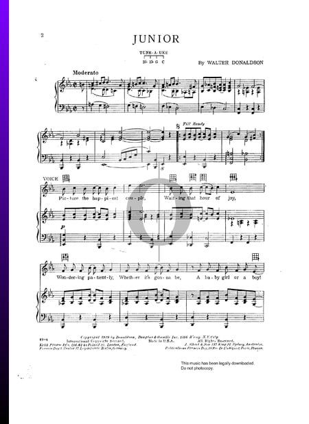 Junior Sheet Music