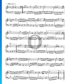 English Suite No. 4 F Major, BWV 809: 5./6. Menuet I and II