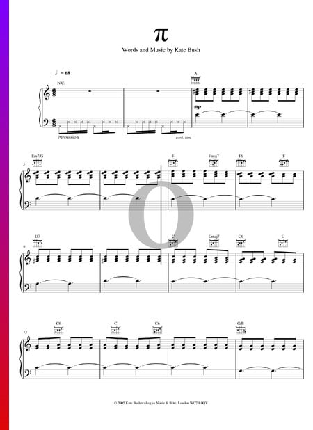 Pi Sheet Music