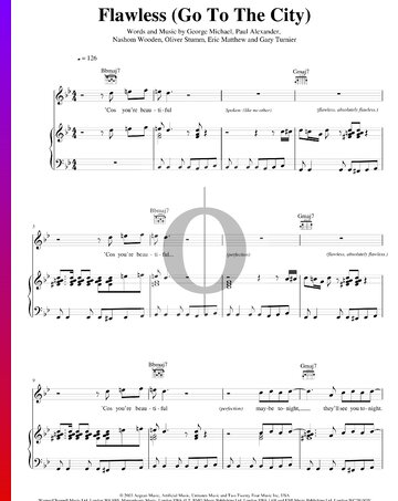 Flawless (Go To The City) Partitura
