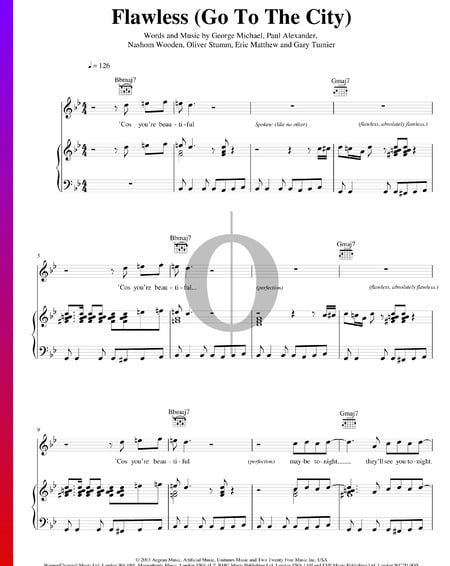 Flawless (Go To The City) Musik-Noten