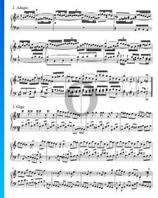 Concerto en Do Majeur, BWV 977: 3. Giga