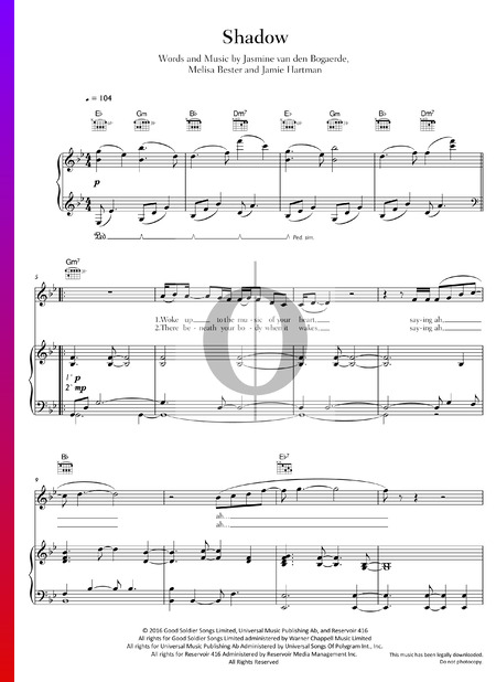 Shadow Sheet Music