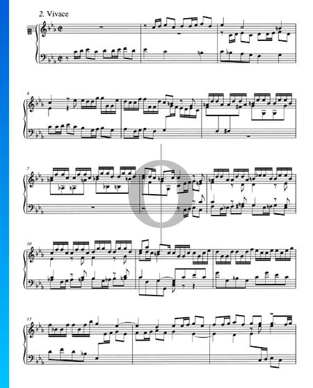 Concerto en Do mineur, BWV 981: 2. Vivace