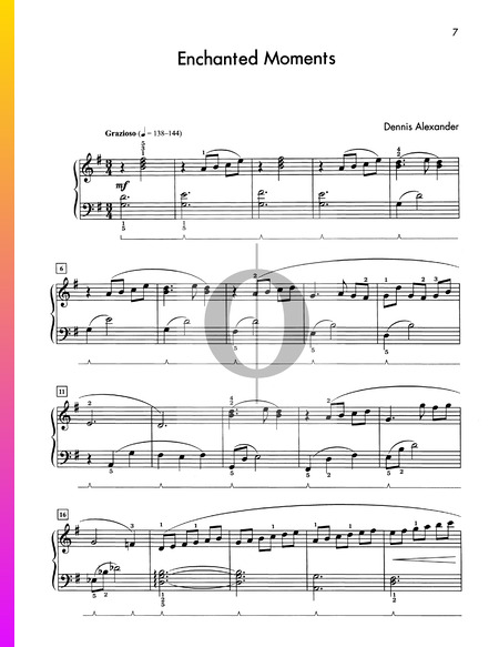 Enchanted Moments Musik-Noten