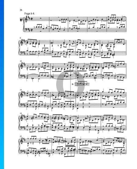 Fugue D Major, BWV 874