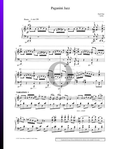 Paganini Jazz, Op. 5b