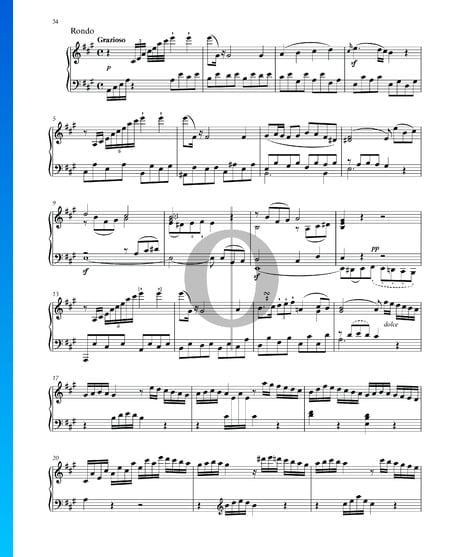 Sonate in A-Dur, Op. 2 Nr. 2: 4. Rondo