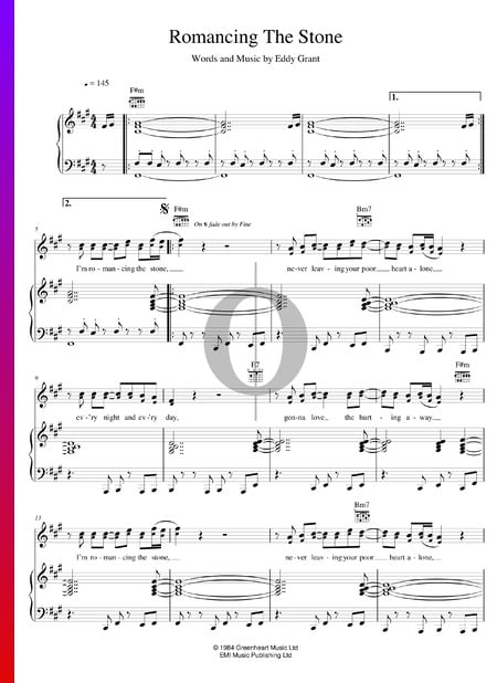 Romancing The Stone Sheet Music