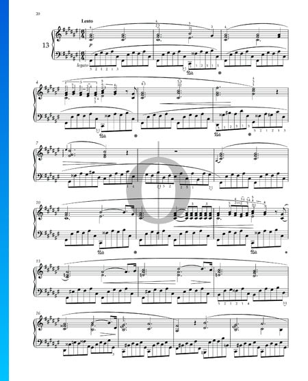 Prelude in F-sharp Major, Op. 28 No. 13