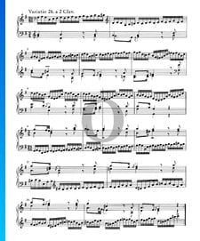 Goldberg Variations, BWV 988: Variatio 26. a 2 Clav.