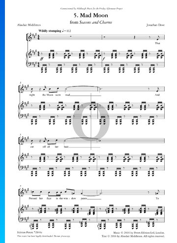 Mad Moon Musik-Noten