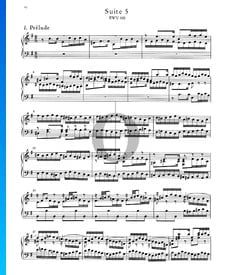 English Suite No. 5 E Minor, BWV 810: 1. Prélude