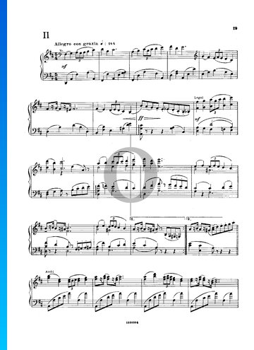Symphony No. 6 in B Minor, Op. 74 (Pathétique): 2. Allegro con grazia bladmuziek
