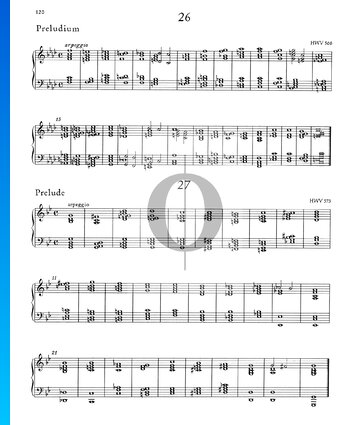 Präludium g-Moll, HWV 573 Musik-Noten