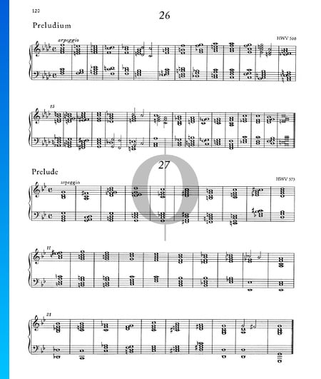 Prelude G Minor, HWV 573 Sheet Music