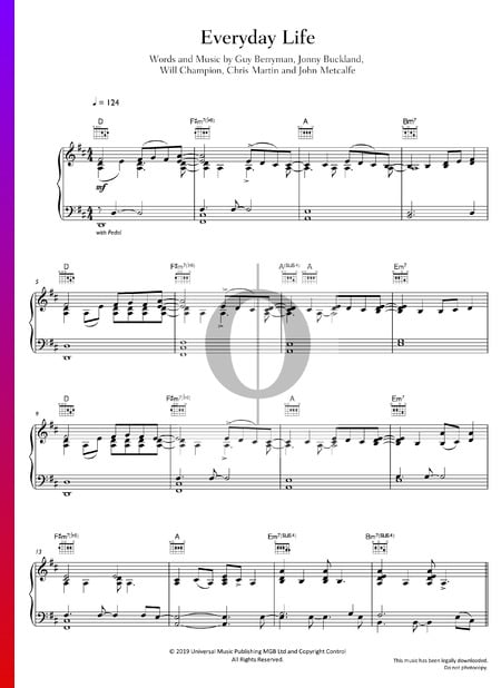 Everyday Life Sheet Music
